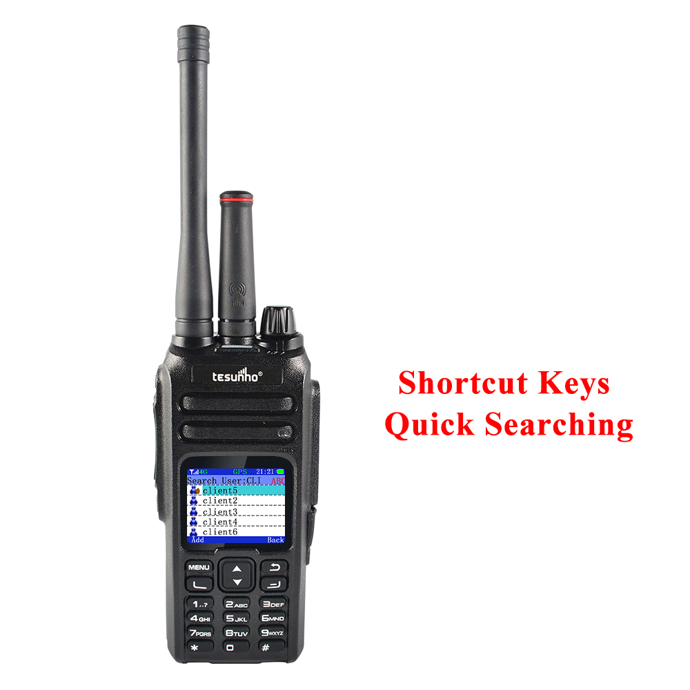 TH-680 Portable GPS LTE Analg Two Way Radio 500KM